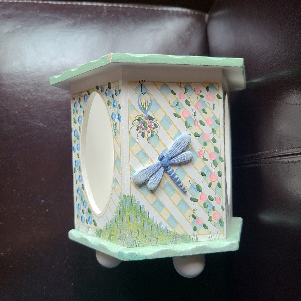 Decorative Dragonfly Jar Candle HOLDER